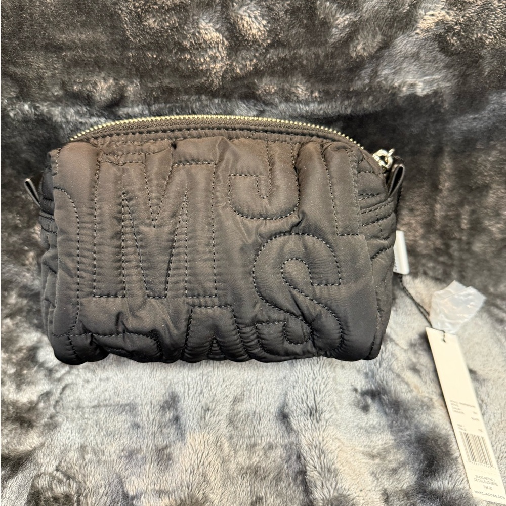 Marc Jacobs Black Quilted Cosmetic Bag - Picture 3 of 9